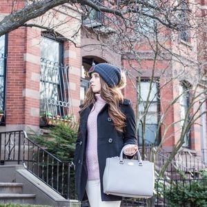 Mauve warm winter sweater